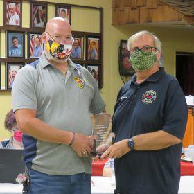 2020 Most Boosters Award
Odenton Volunteer Fire Company
Trustee Mike Sohn and Past President Dave Lewis