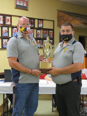 2020 Jesse Fisher Award
Company with the most Training hours
Ferndale Volunteer Fire Company
Trustee Michael Sohn
Ferndale President John F. Long, Jr. Accepting