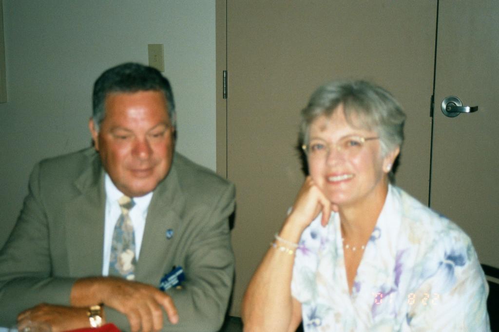 Past President Wylie Donaldson and wife