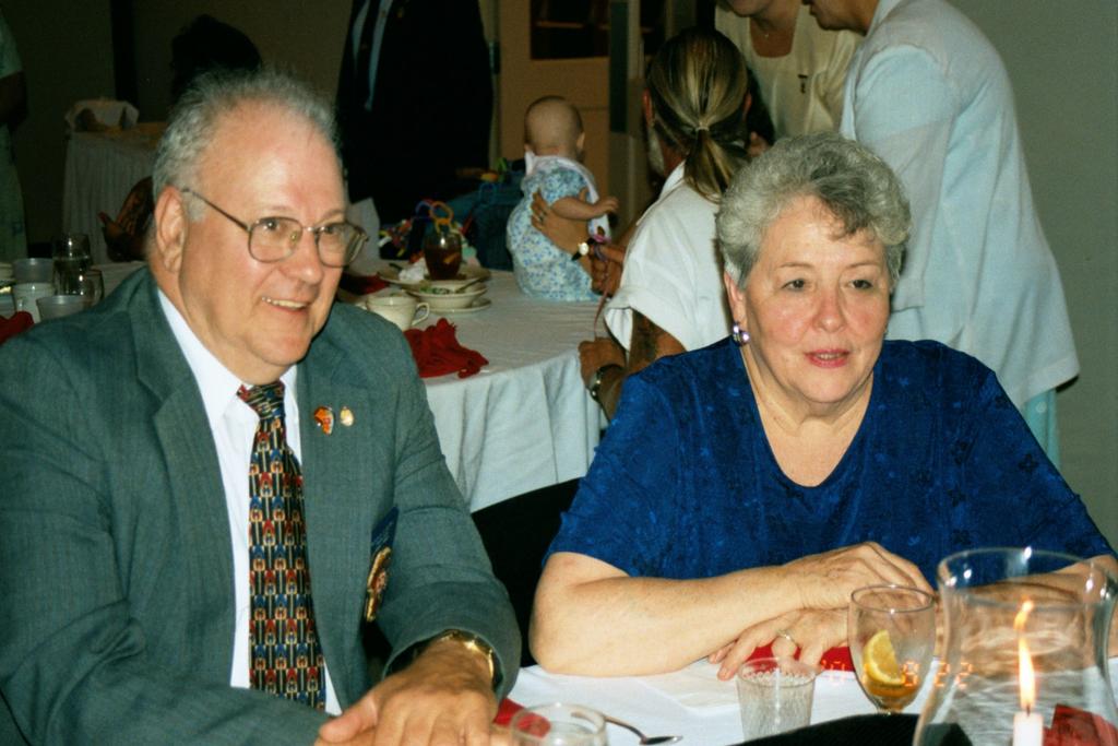 Past President Frederick Robert "Bob" Seibel and wife