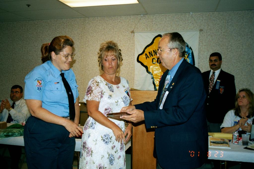 Hurlock Fire Prevention Award Presented to the Ferndale VFC.