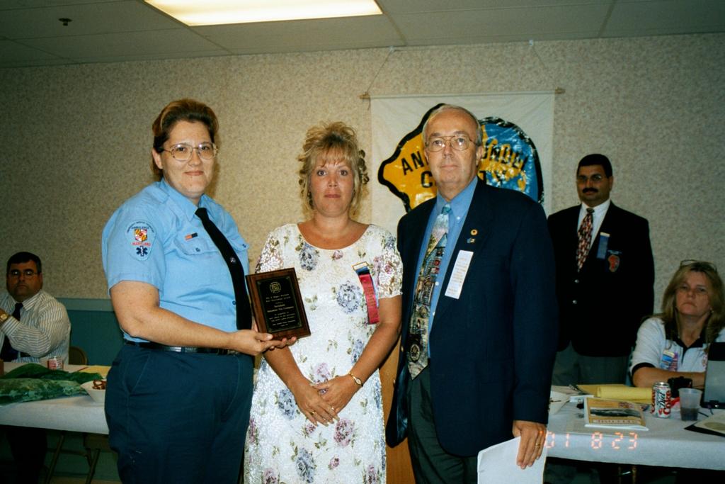 Hurlock Fire Prevention Award Presented to the Ferndale VFC.