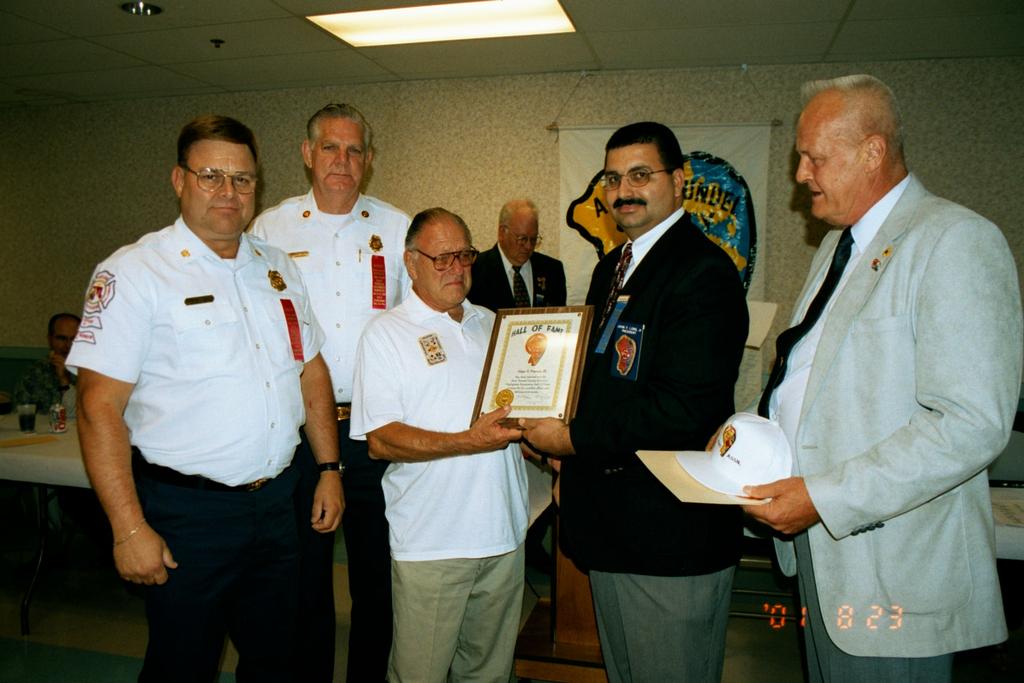 Edgar Freeman induction into the Hall of Fame