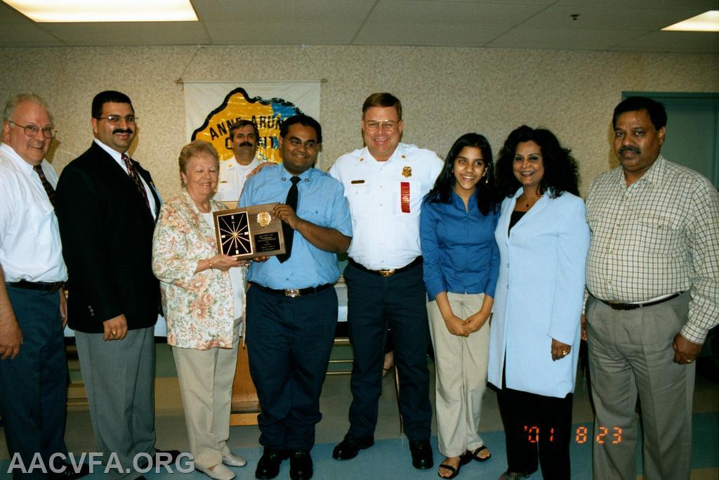 Shariq Nawaz, Earleigh Heights receives the Boot Raynor Award. Most Individual hours of training