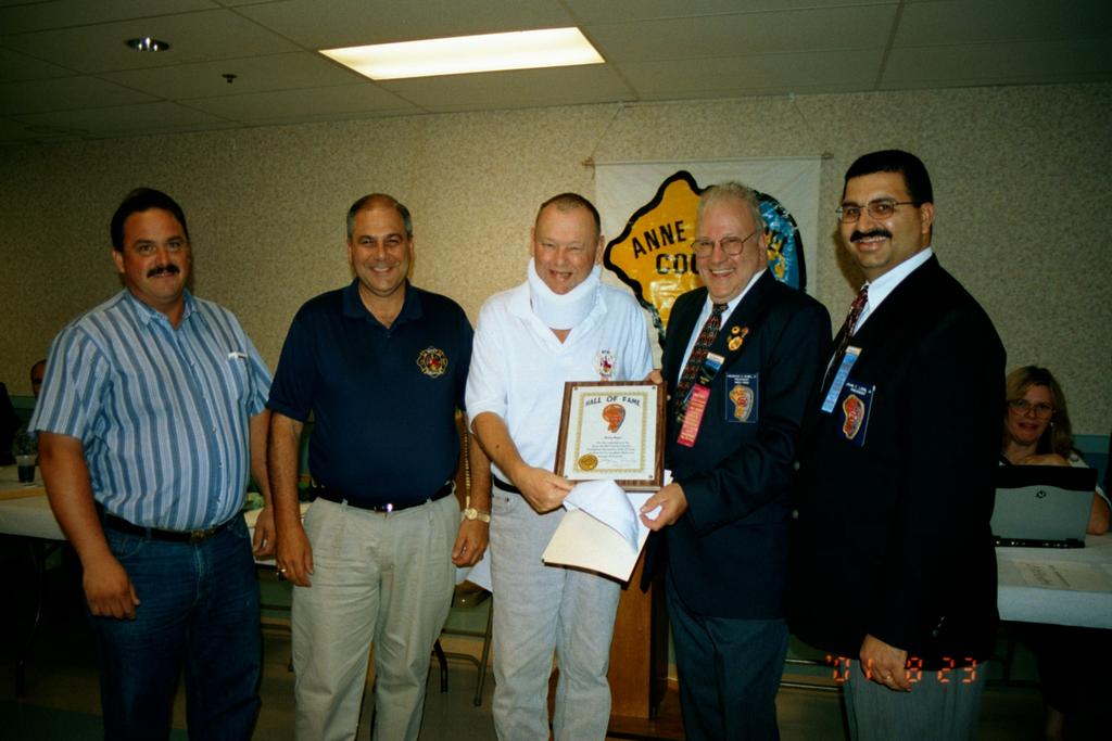 Past President Barry Myers induction into the Hall of Fame