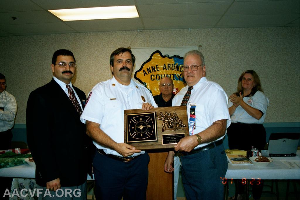 President John F. Long, Jr., Past President David W. Lewis, Past President Bob Seibel.
David W. Lewis Individual of the Year Award