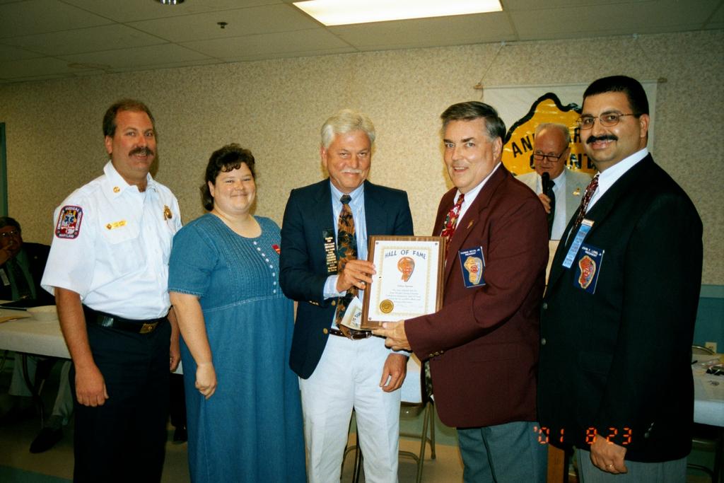 Past President Arthur Spencer induction into the Hall of Fame