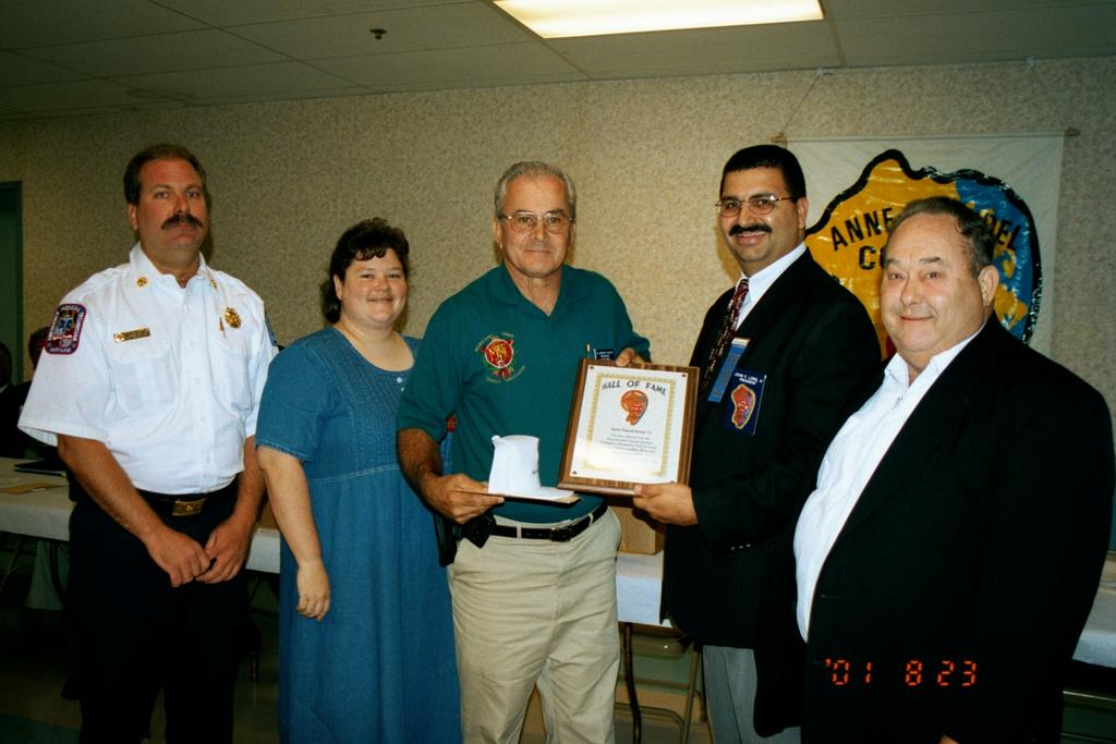 Harve Edward Woods induction into the Hall of Fame