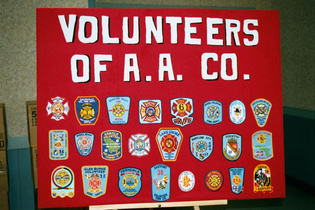 2001 Anne Arundel County Volunteer Company Patches