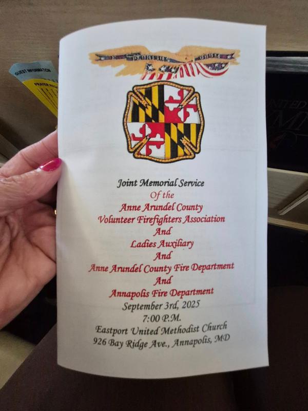 2025 Annual Memorial Service, Eastport United Methodist Church